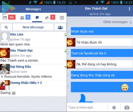 tải facebook Lite file apk về máy
