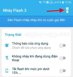 tải nháy đèn flash 3 về máy android